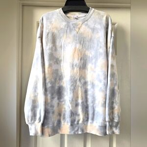 Flirtitude tie dye oversized sweatshirt NWOT medium